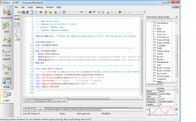 DIAdem SCRIPT module